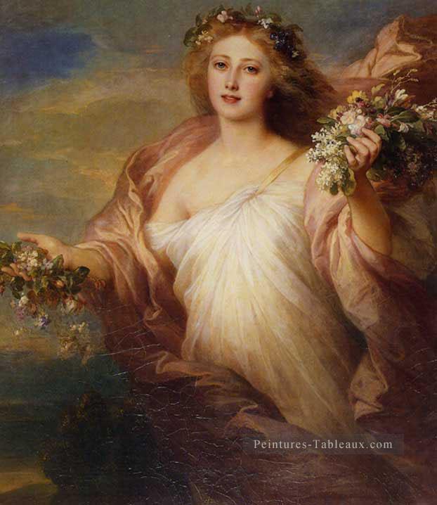 Portrait de printemps royauté Franz Xaver Winterhalter Peintures à l'huile
